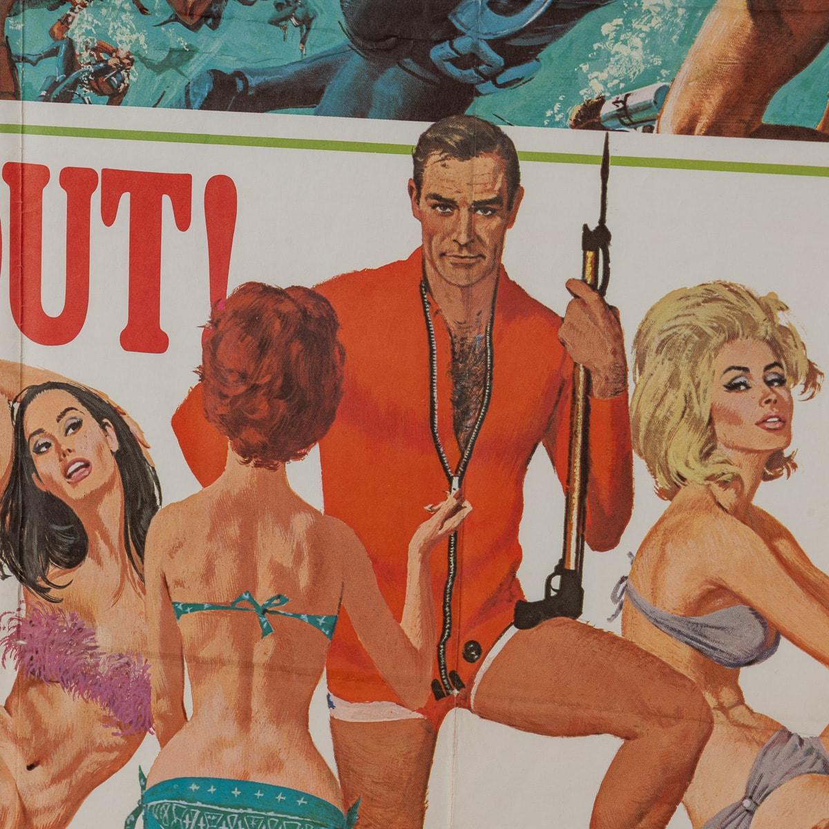 Original U.S James Bond 007 'Thunderball' Poster c.1965 For Sale 8