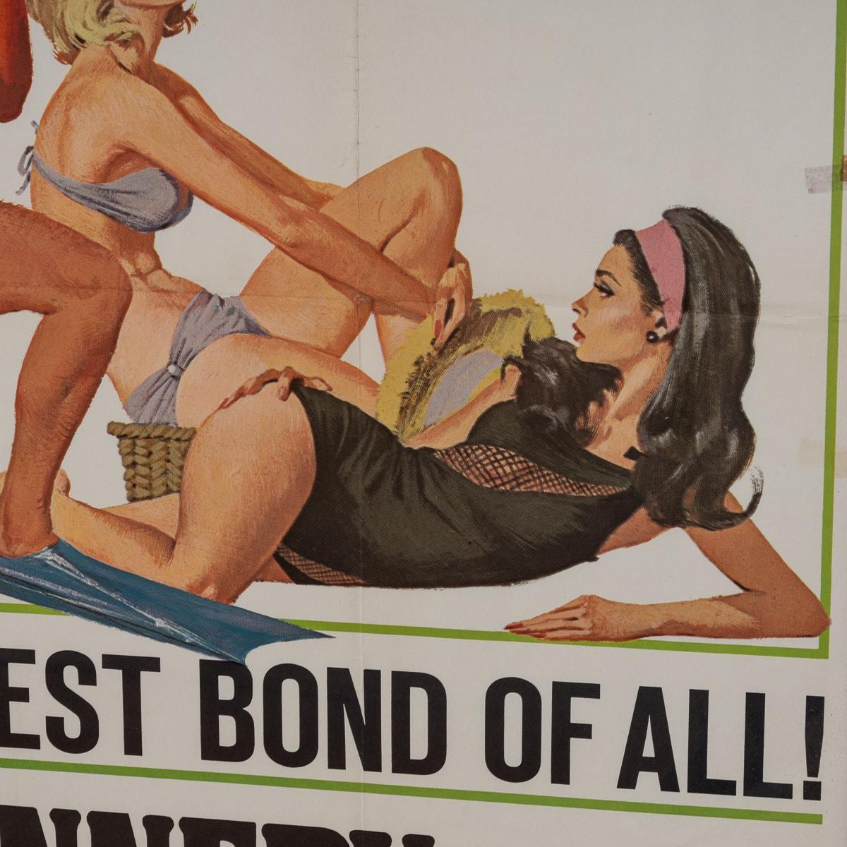 Original U.S James Bond 007 'Thunderball' Poster c.1965 For Sale 10