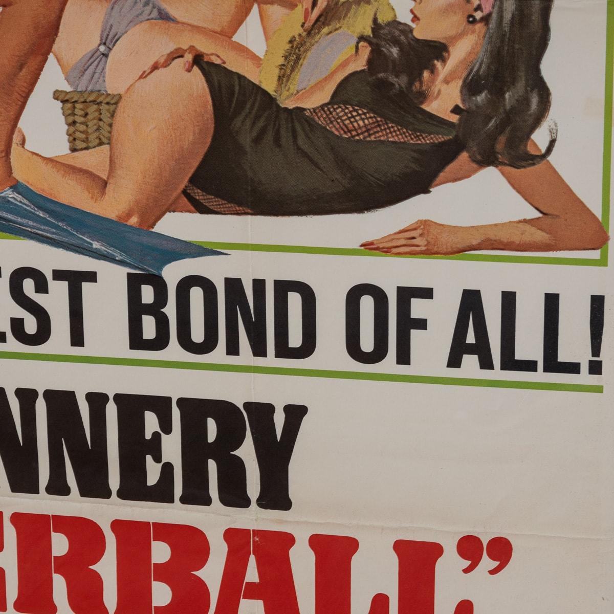 Original U.S James Bond 007 'Thunderball' Poster c.1965 For Sale 11