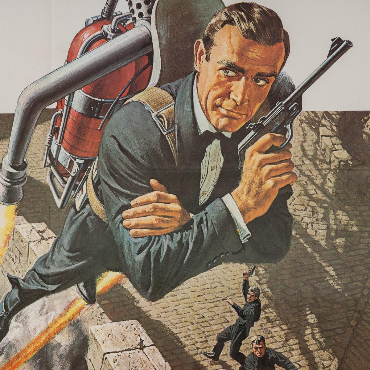 Original U.S James Bond 007 'Thunderball' Poster c.1965 In Good Condition For Sale In Royal Tunbridge Wells, Kent