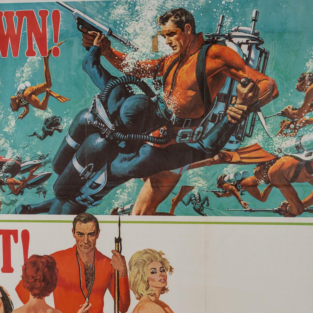 Original U.S James Bond 007 'Thunderball' Poster c.1965 For Sale 1