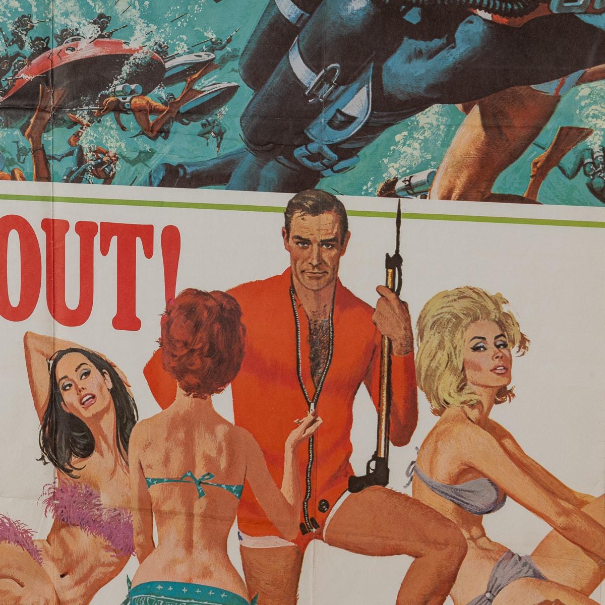 Original U.S James Bond 007 'Thunderball' Poster c.1965 For Sale 2
