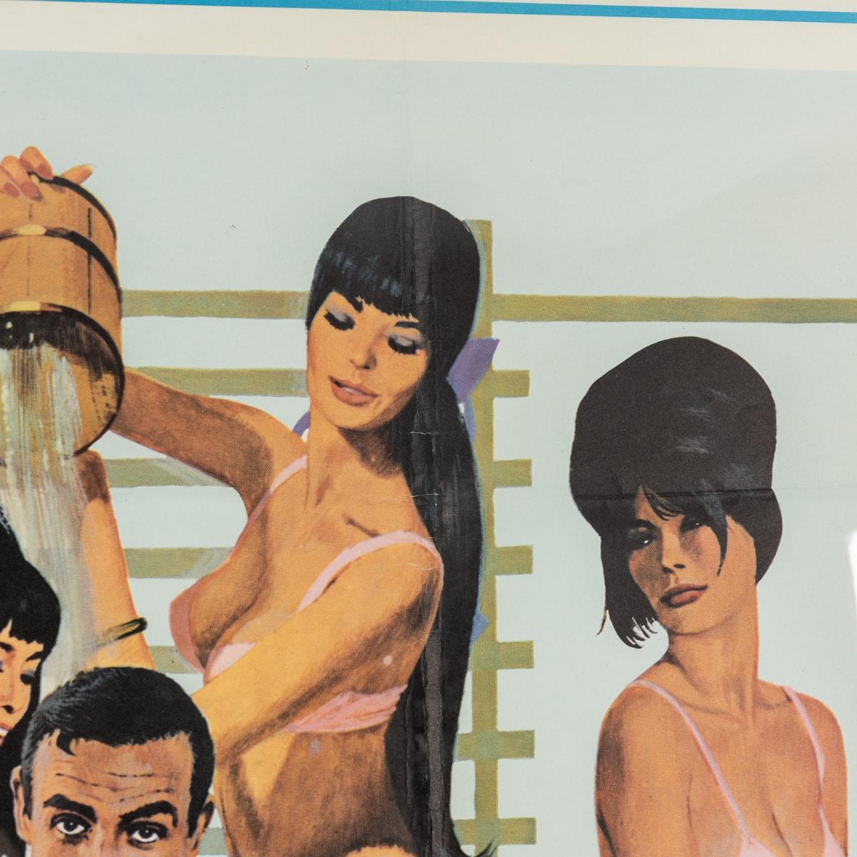 Original U.S Release James Bond 007 'You Only Live Twice' Subway C Poster c.1967 For Sale 6