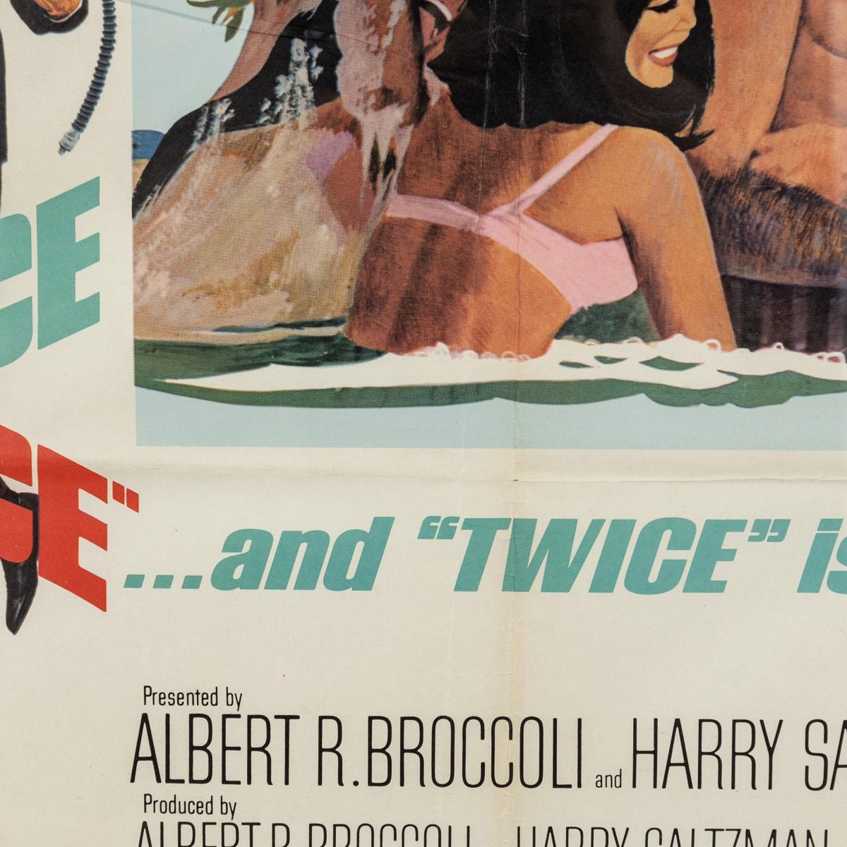 Original U.S Release James Bond 007 'You Only Live Twice' Subway C Poster c.1967 For Sale 11