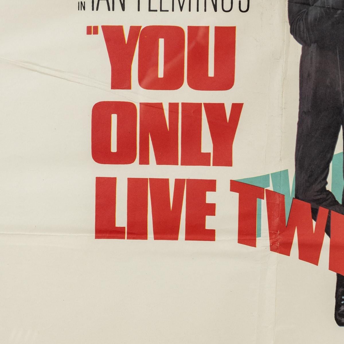 Original U.S Release James Bond 007 'You Only Live Twice' Subway C Poster c.1967 In Good Condition For Sale In Royal Tunbridge Wells, Kent