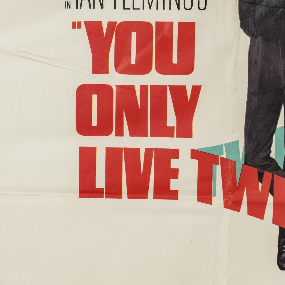 Americano Poster originale della metropolitana di James Bond 007 'Si vive solo due volte', pubblicato negli Stati Uniti nel 1967.