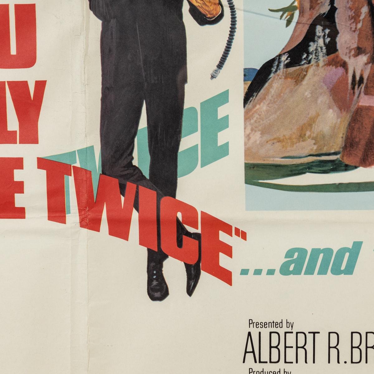 20th Century Original U.S Release James Bond 007 'You Only Live Twice' Subway C Poster c.1967 For Sale