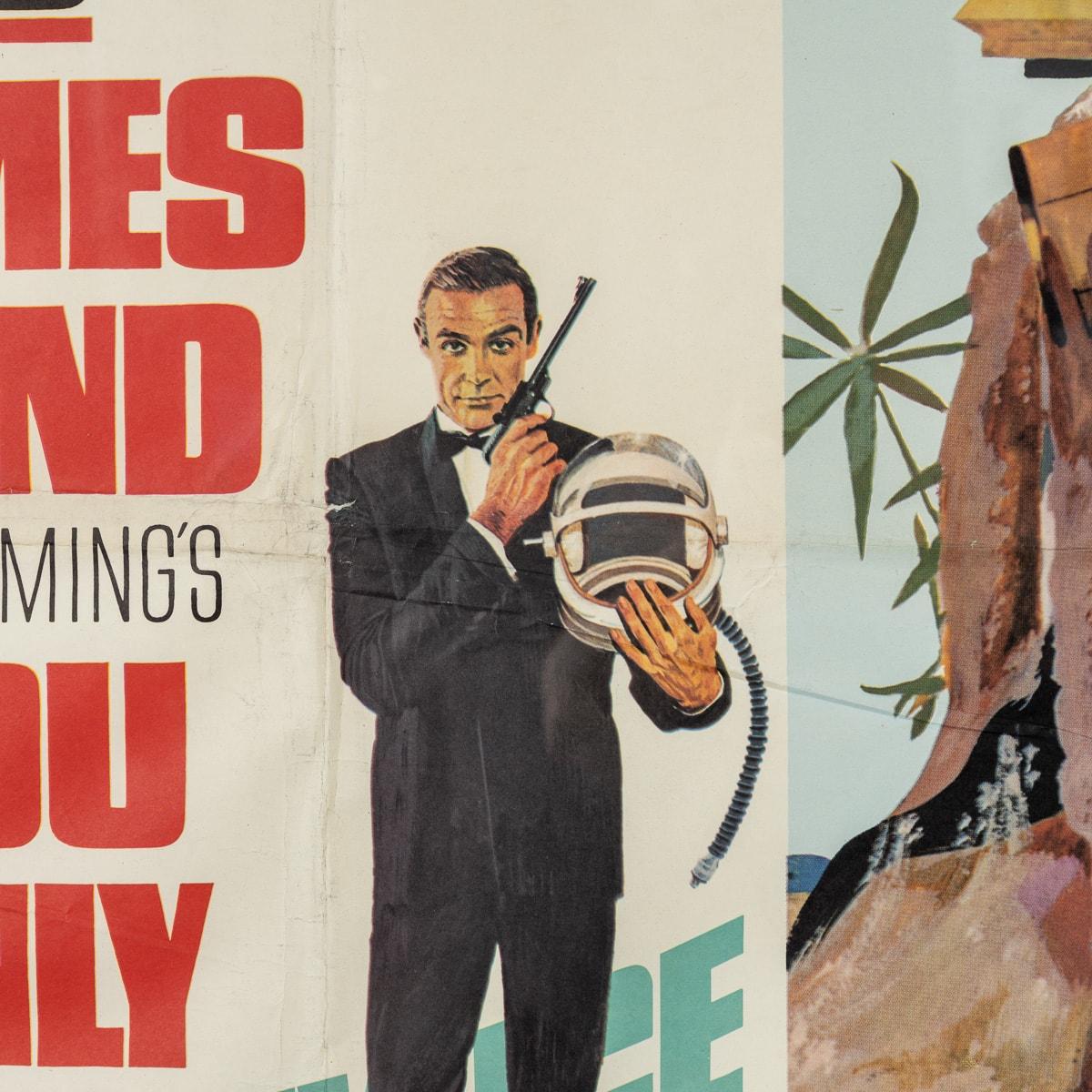 XX secolo Poster originale della metropolitana di James Bond 007 'Si vive solo due volte', pubblicato negli Stati Uniti nel 1967.