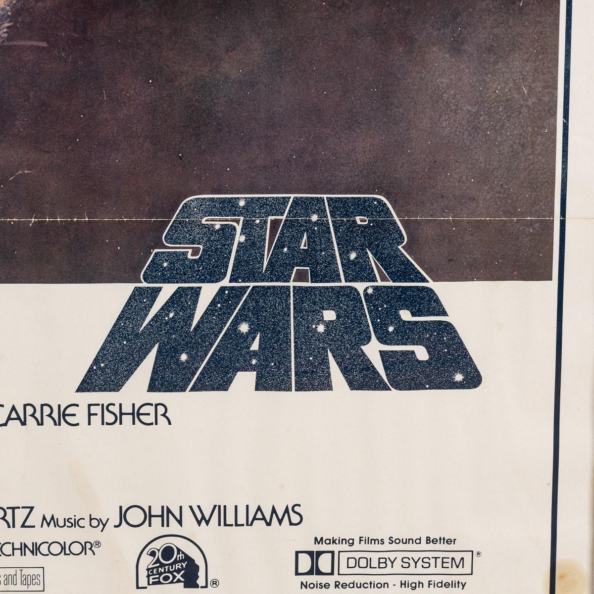 Original U.S. release Star Wars „A New Hope“-Poster im Stil von „A New Hope“, 77/21, ca. 1977, Original im Angebot 6