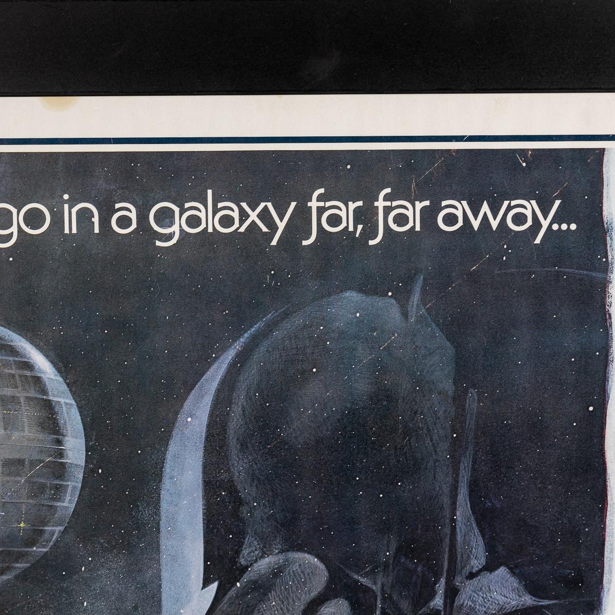Space Age Original U.S. Release Star Wars 'A New Hope' Style A Poster 77/21 c.1977 For Sale