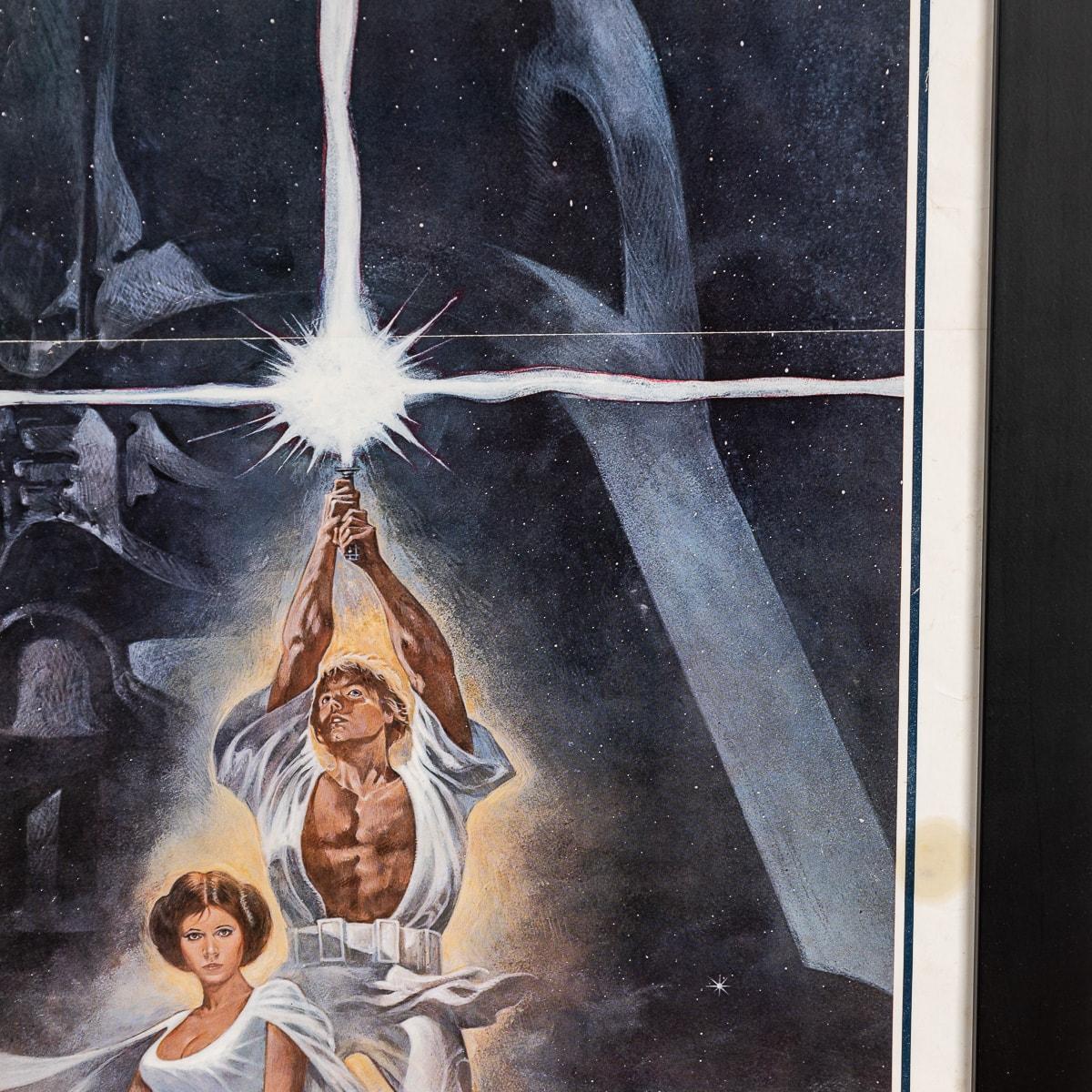 Original U.S. release Star Wars „A New Hope“-Poster im Stil von „A New Hope“, 77/21, ca. 1977, Original im Zustand „Gut“ im Angebot in Royal Tunbridge Wells, Kent