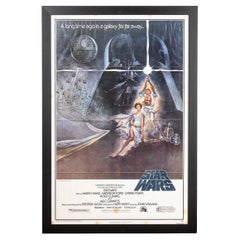 Vintage Original U.S. Release Star Wars 'A New Hope' Style A Poster 77/21 c.1977