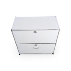 Original USM Haller Kommode Fritz Haller weiß Schrank Sideboard