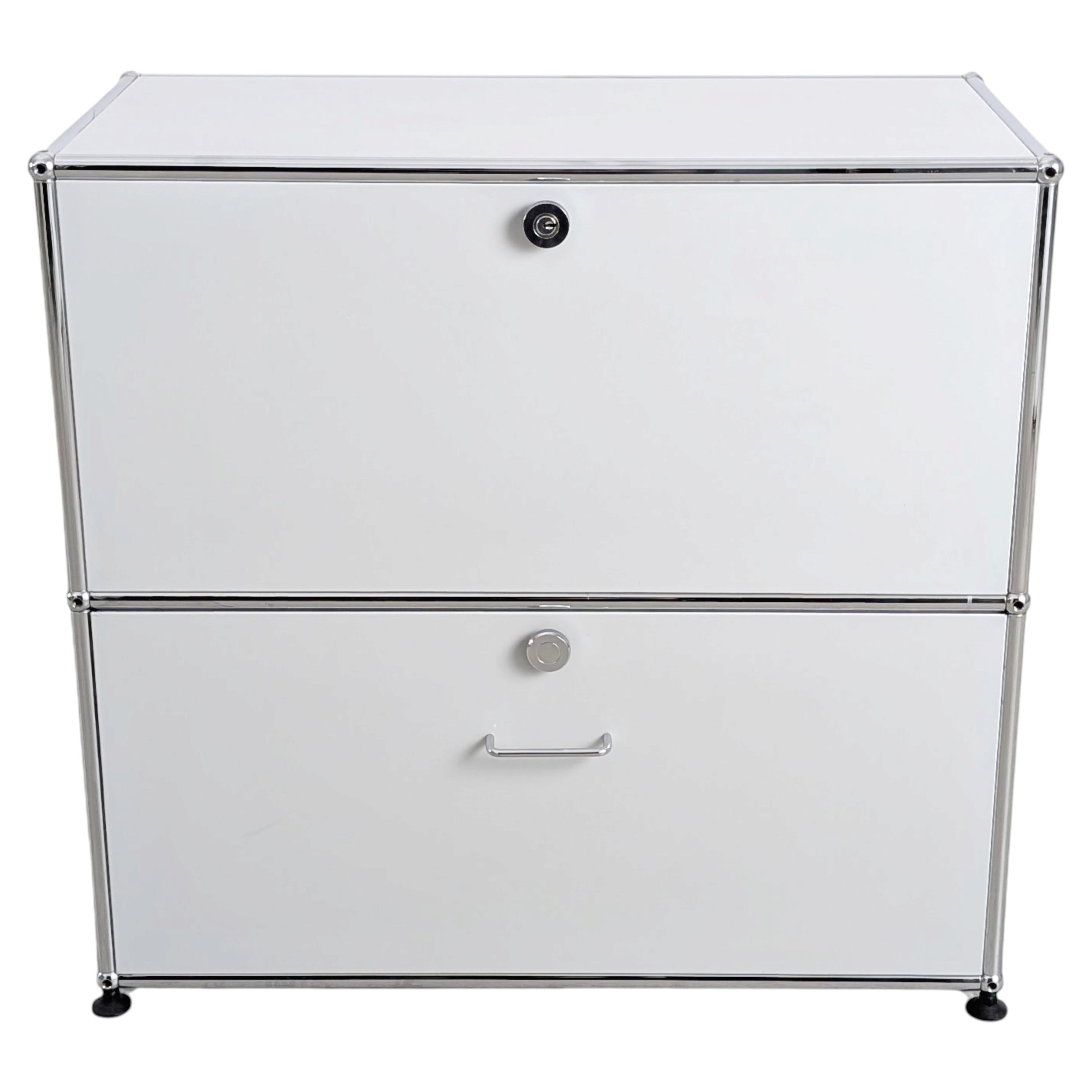 Original USM Haller Kommode Fritz Haller weiß Schrank Sideboard