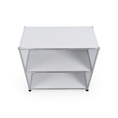 Original USM Haller Kommode Fritz Haller weiß Schrank Sideboard2