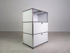 Original USM Haller Kommode weiß Fritz Haller Anrichte Schrank