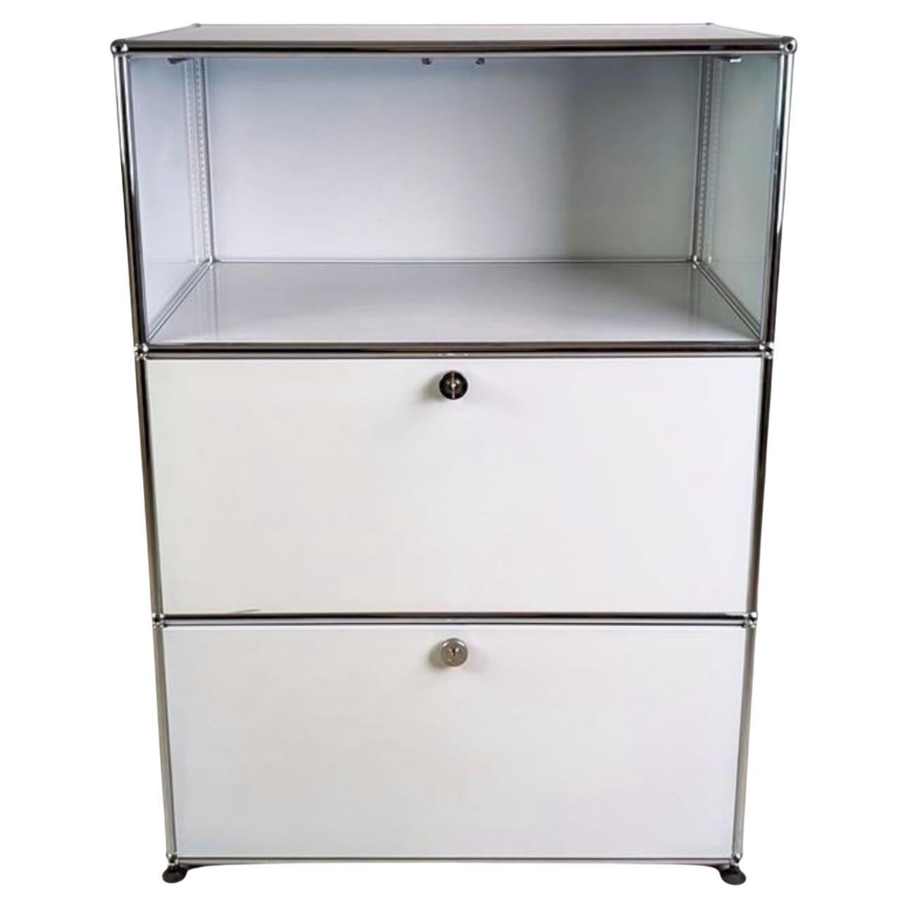 Original USM Haller Kommode weiß Fritz Haller Anrichte Schrank