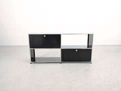 Original USM Haller Sideboard 2x2 schwarz Kommode Anrichte