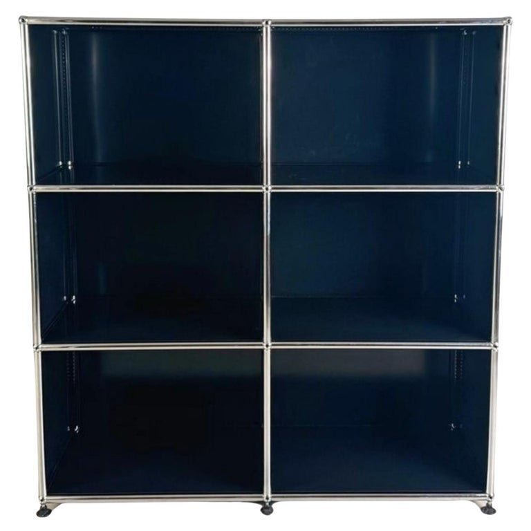 Original USM Haller Sideboard 2x3 Kommode Design Regal schwarz For Sale at 1stDibs