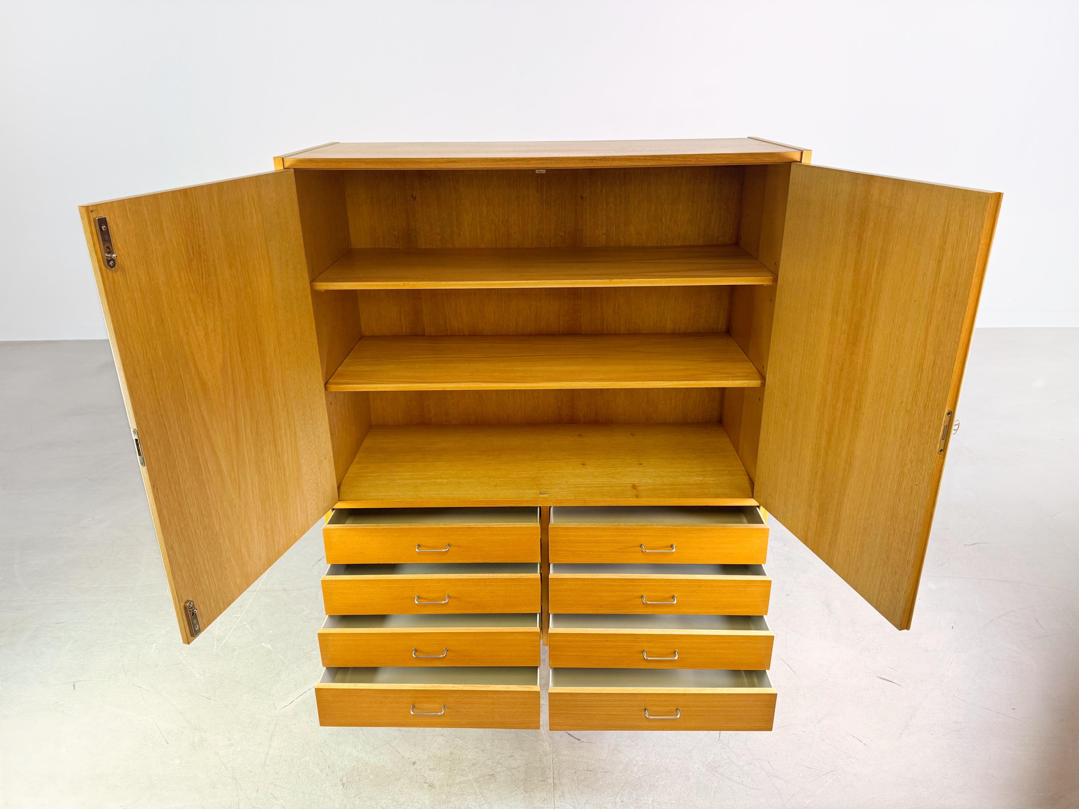 German Original VEB DW Hellerau Schrank Vintage DDR Kommode Midcentury For Sale