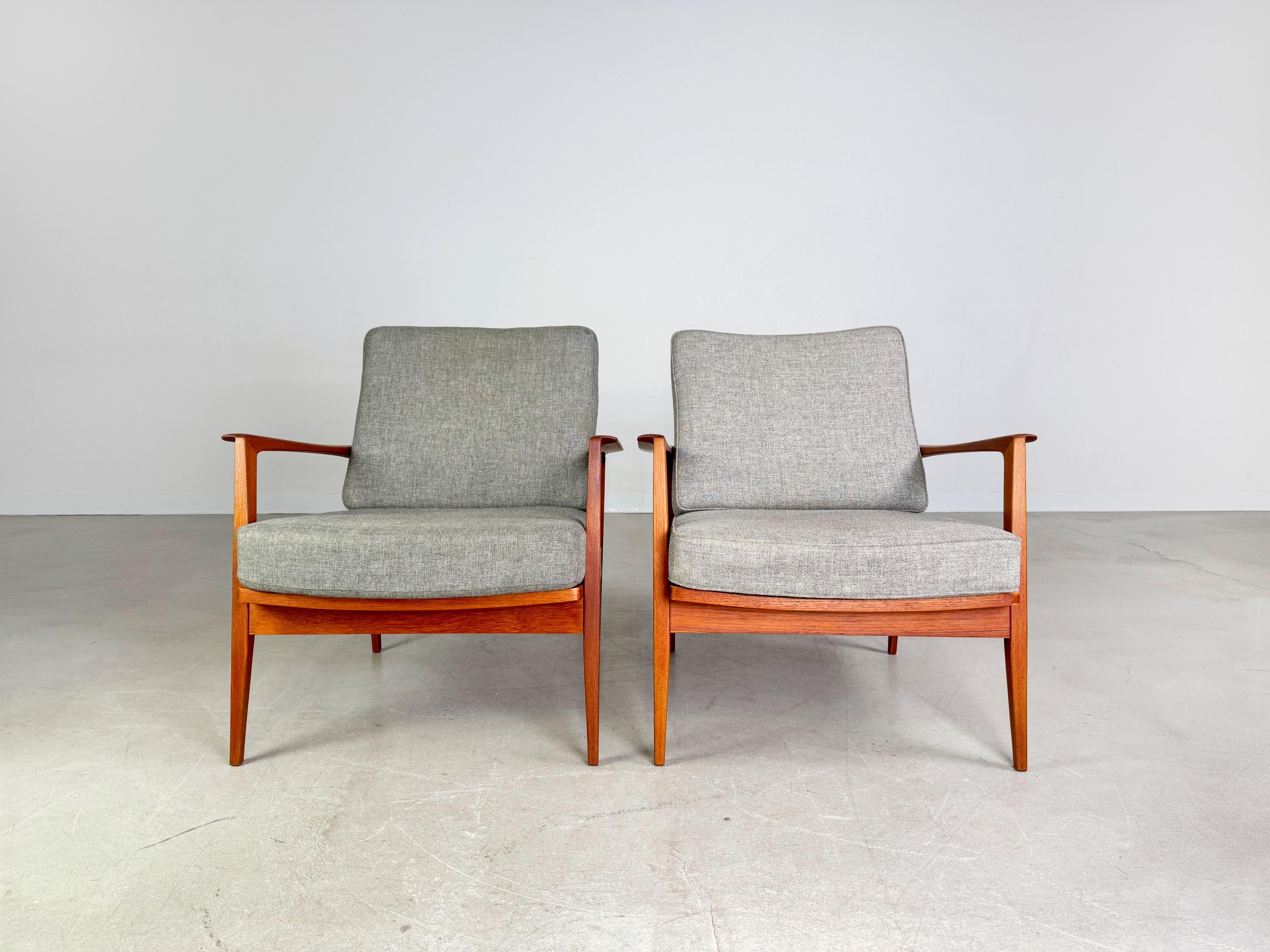 Mid-Century Modern Vestervik Eriksen Stuhl Tromborg teck du milieu du siècle dernier, 1960 en vente