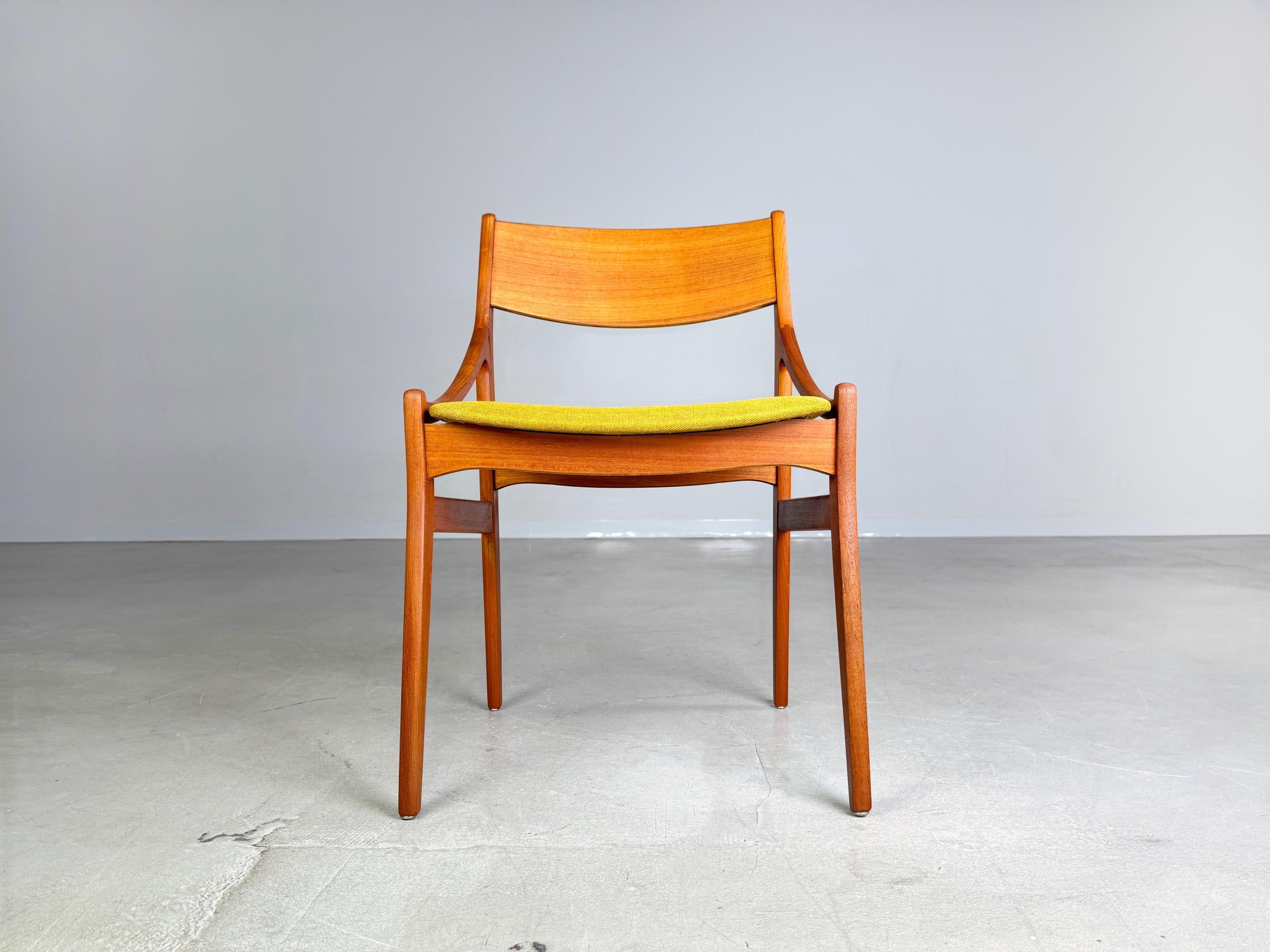 Mid-Century Modern Vestervik Eriksen Stuhl Tromborg teck du milieu du siècle dernier, 1960 en vente