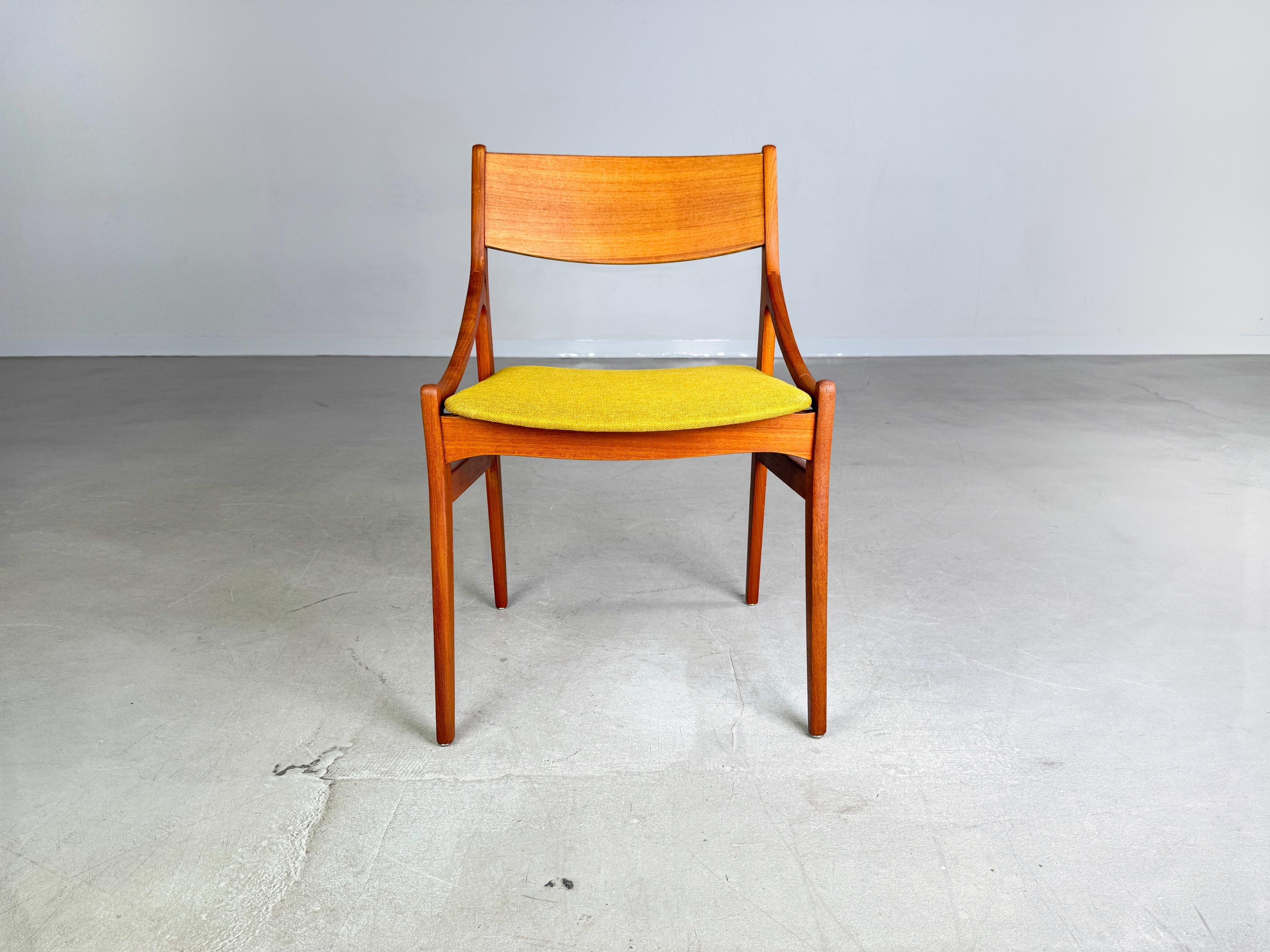 Danois Vestervik Eriksen Stuhl Tromborg teck du milieu du siècle dernier, 1960 en vente