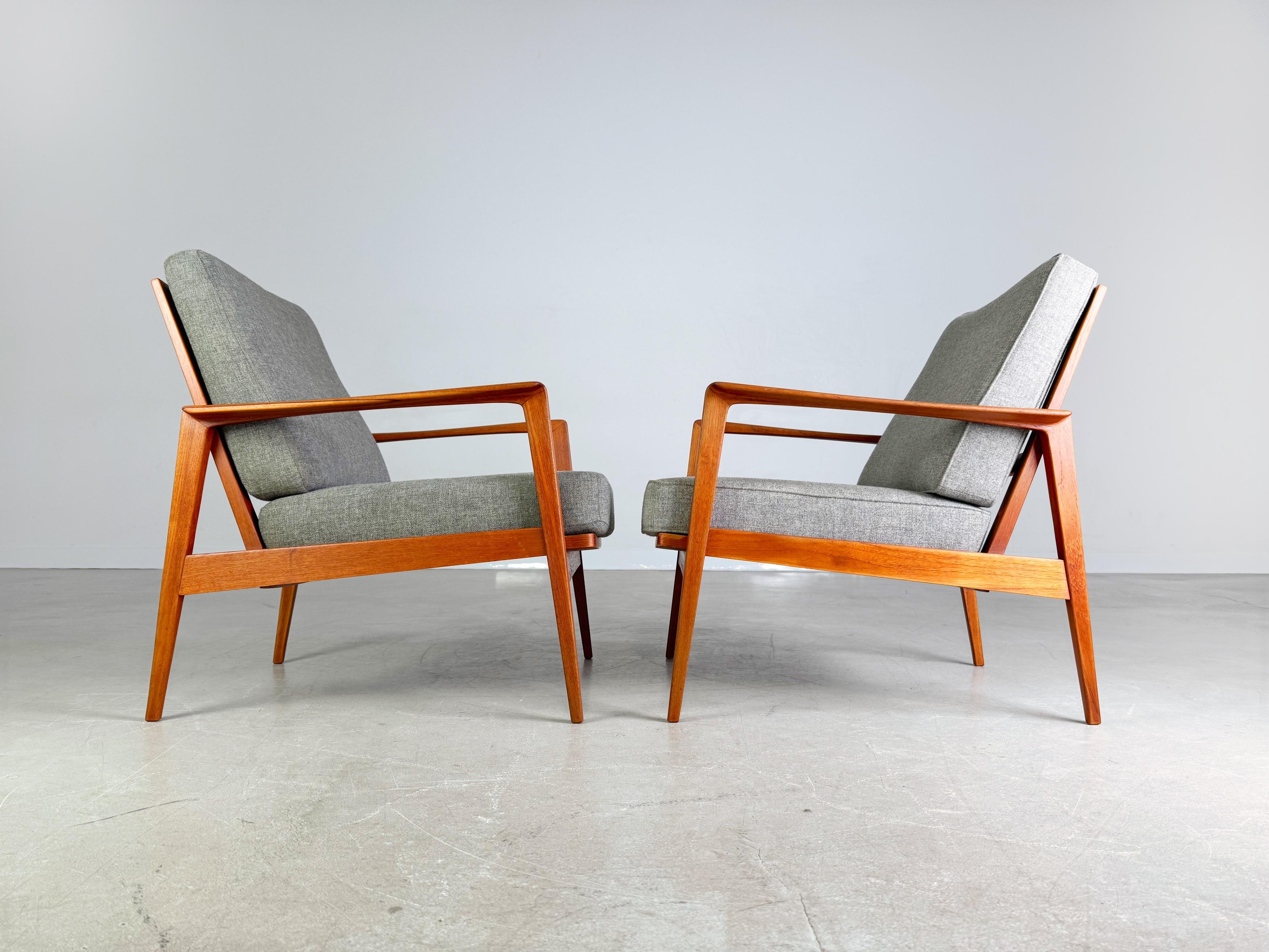 Milieu du XXe siècle Vestervik Eriksen Stuhl Tromborg teck du milieu du siècle dernier, 1960 en vente