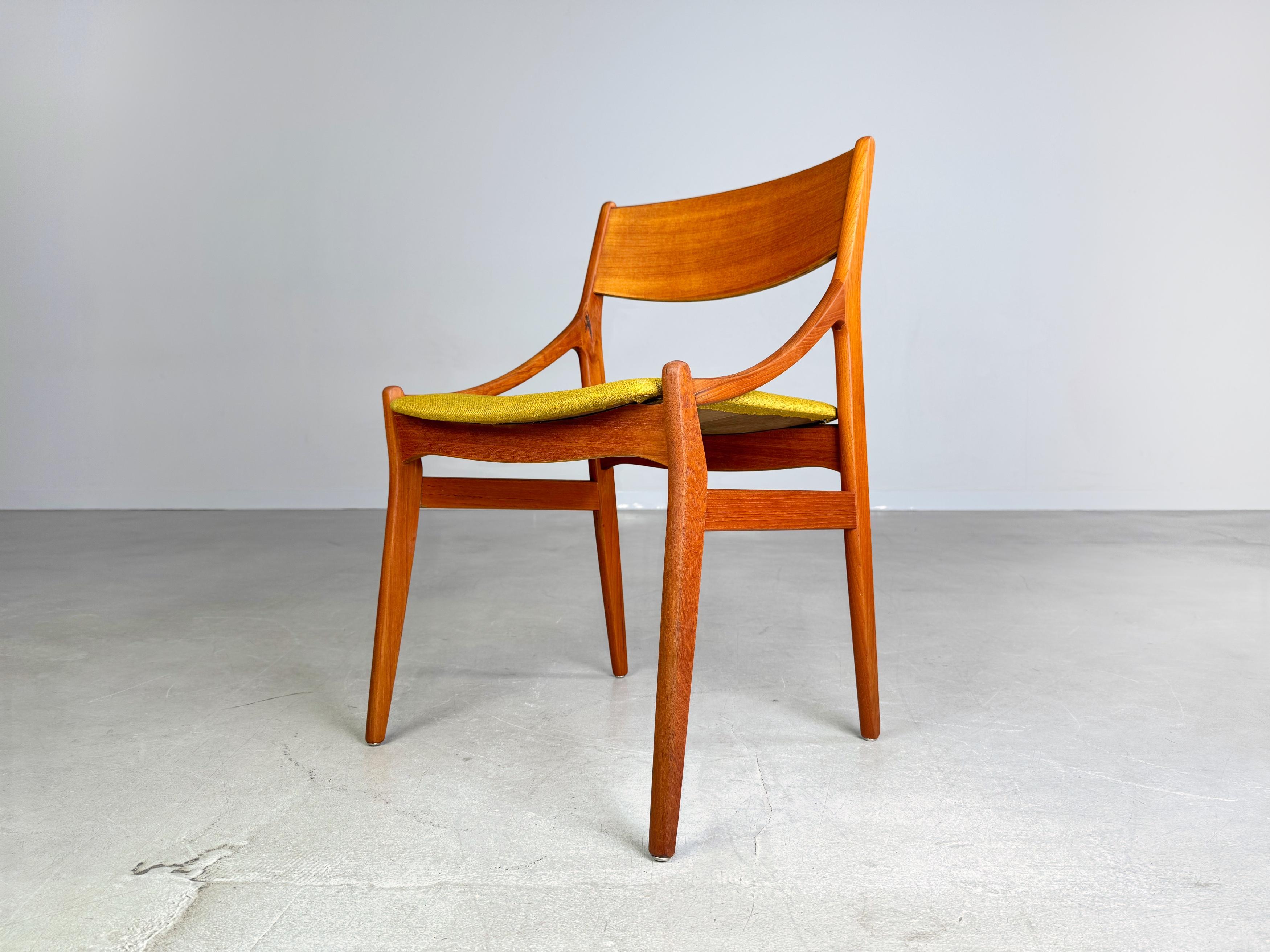 Milieu du XXe siècle Vestervik Eriksen Stuhl Tromborg teck du milieu du siècle dernier, 1960 en vente