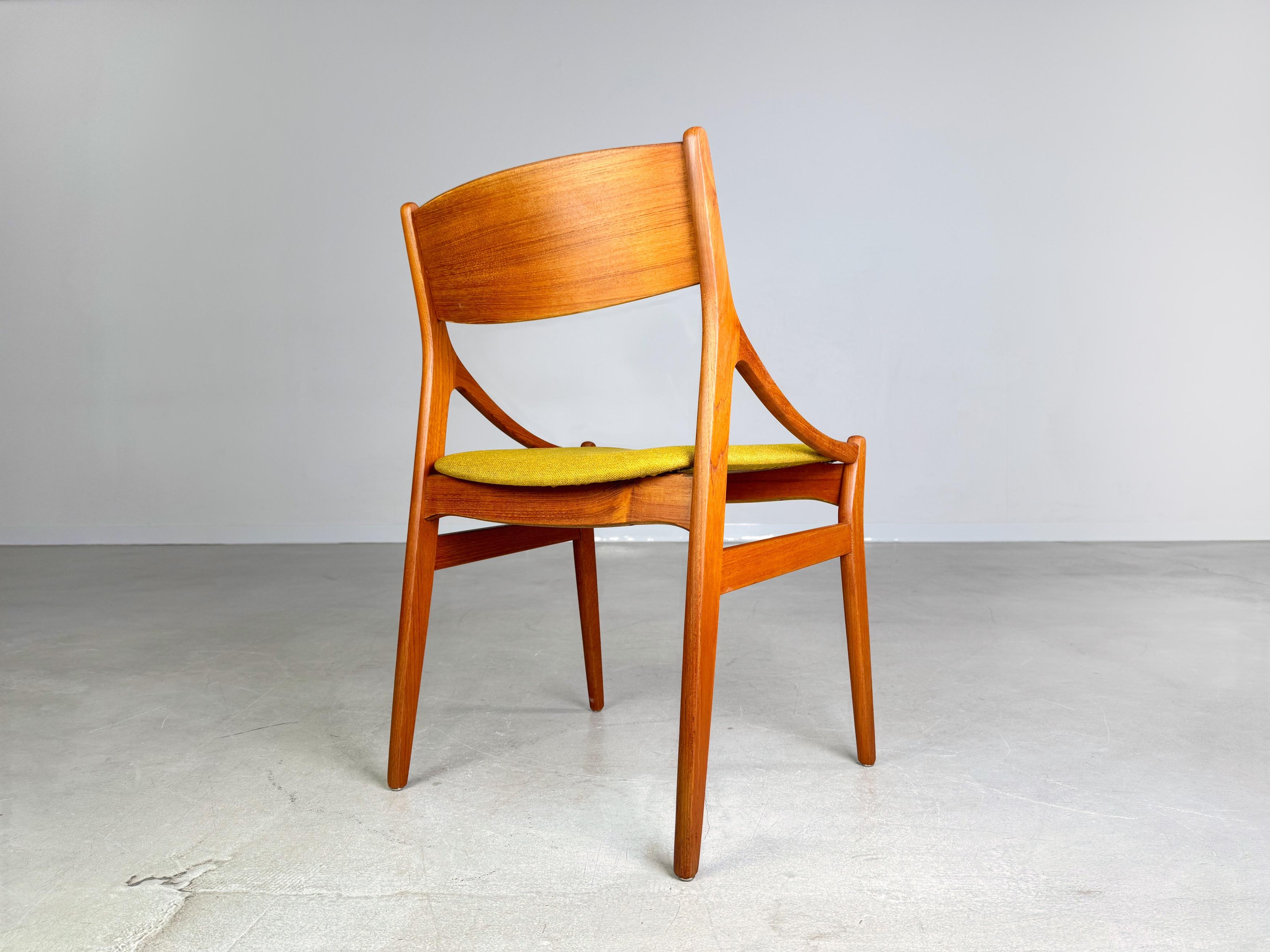 Vestervik Eriksen Stuhl Tromborg teck du milieu du siècle dernier, 1960 en vente 1