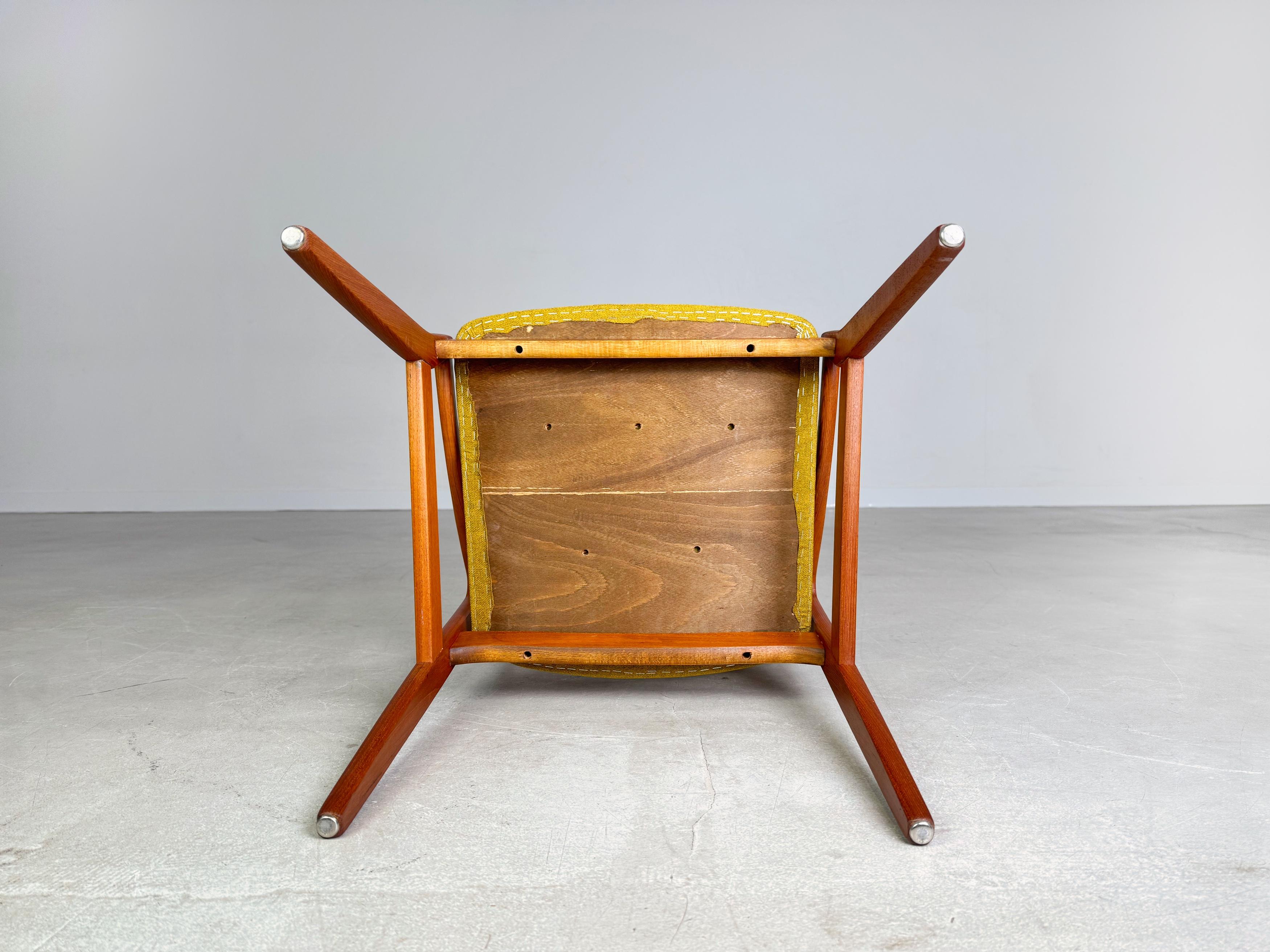 Vestervik Eriksen Stuhl Tromborg teck du milieu du siècle dernier, 1960 en vente 2