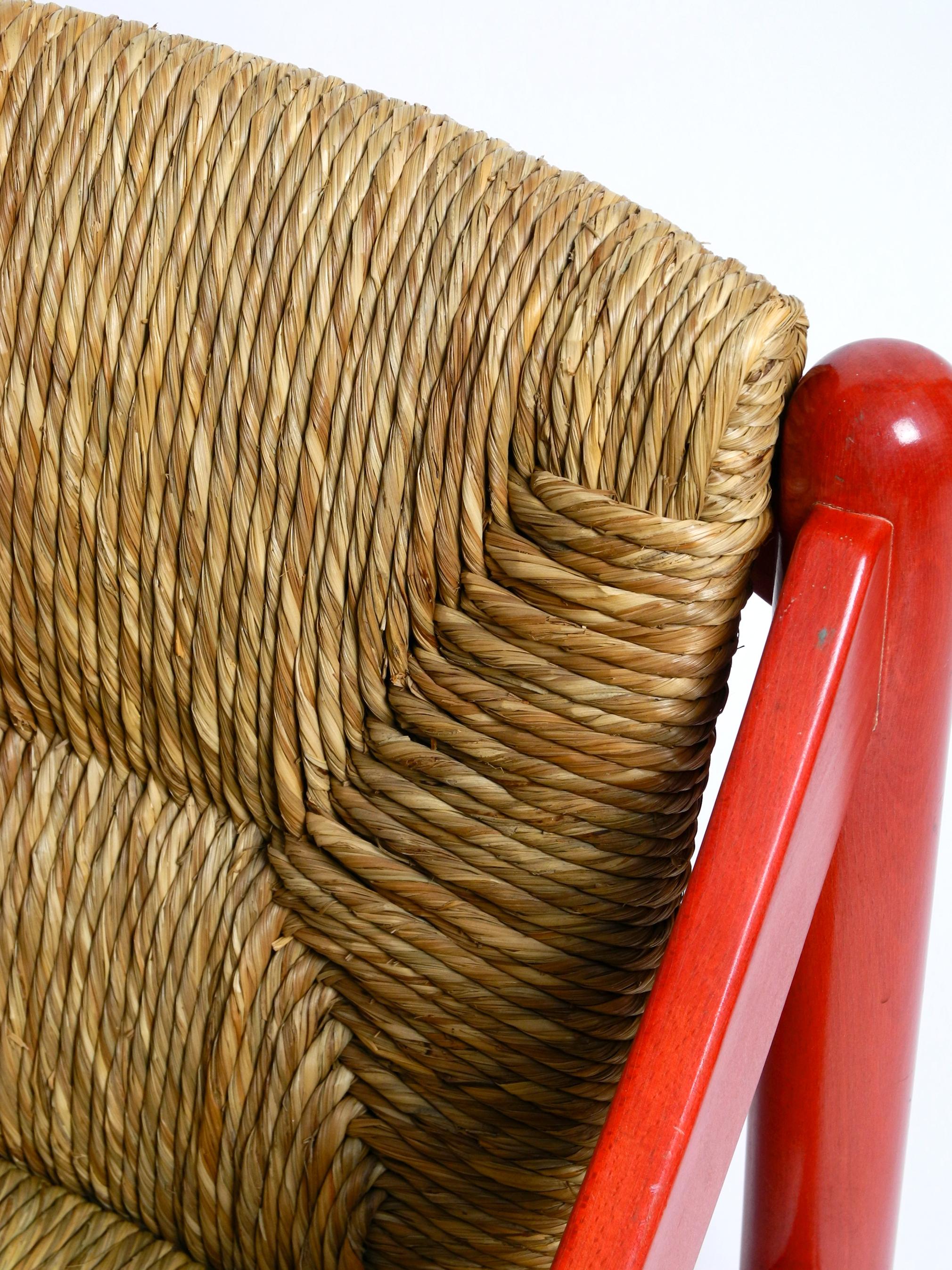 Originaler Vico Magistretti 930 Carimate Roter Loungesessel von Cassina, 1963 6