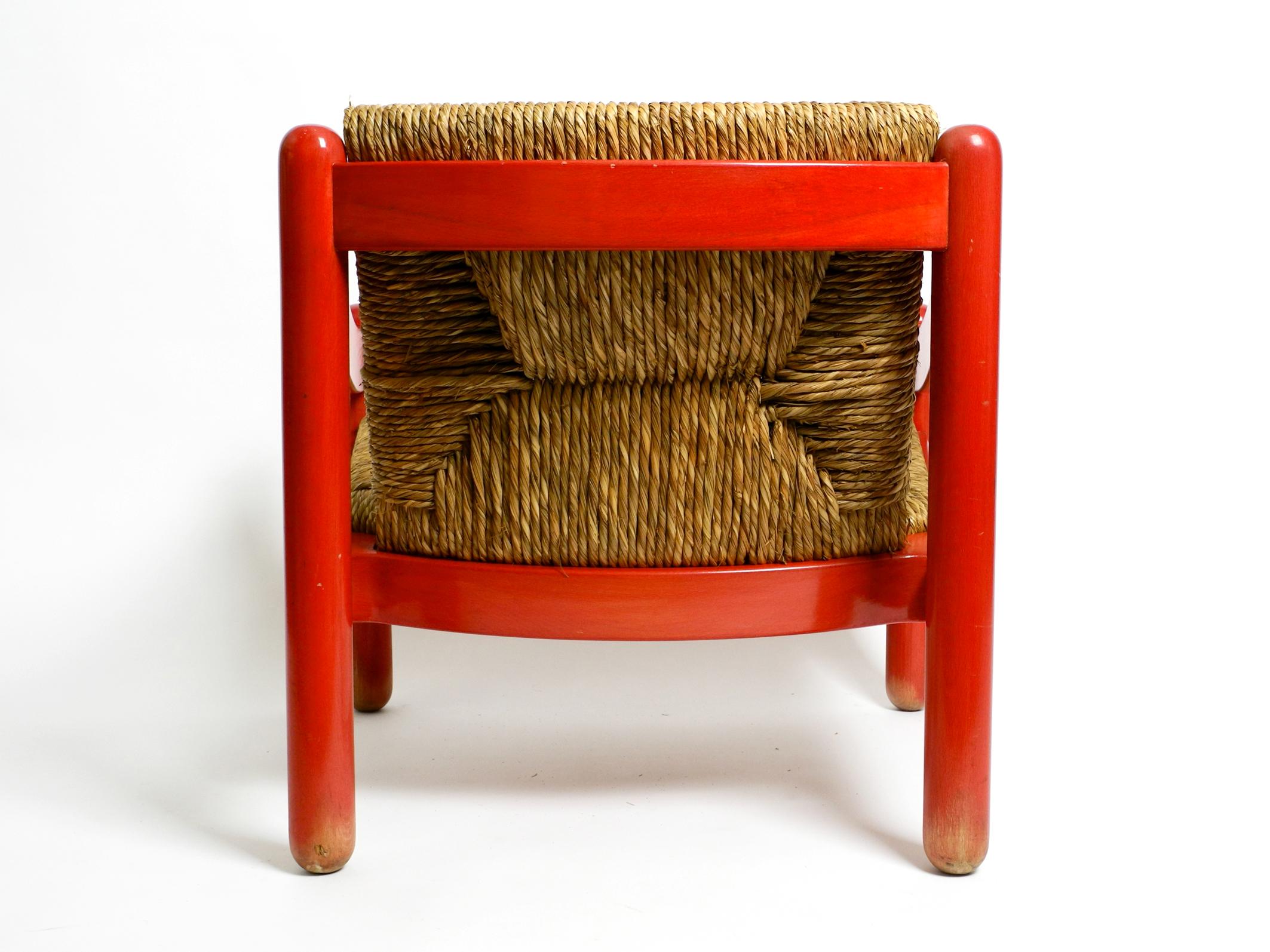 Originaler Vico Magistretti 930 Carimate Roter Loungesessel von Cassina, 1963 13