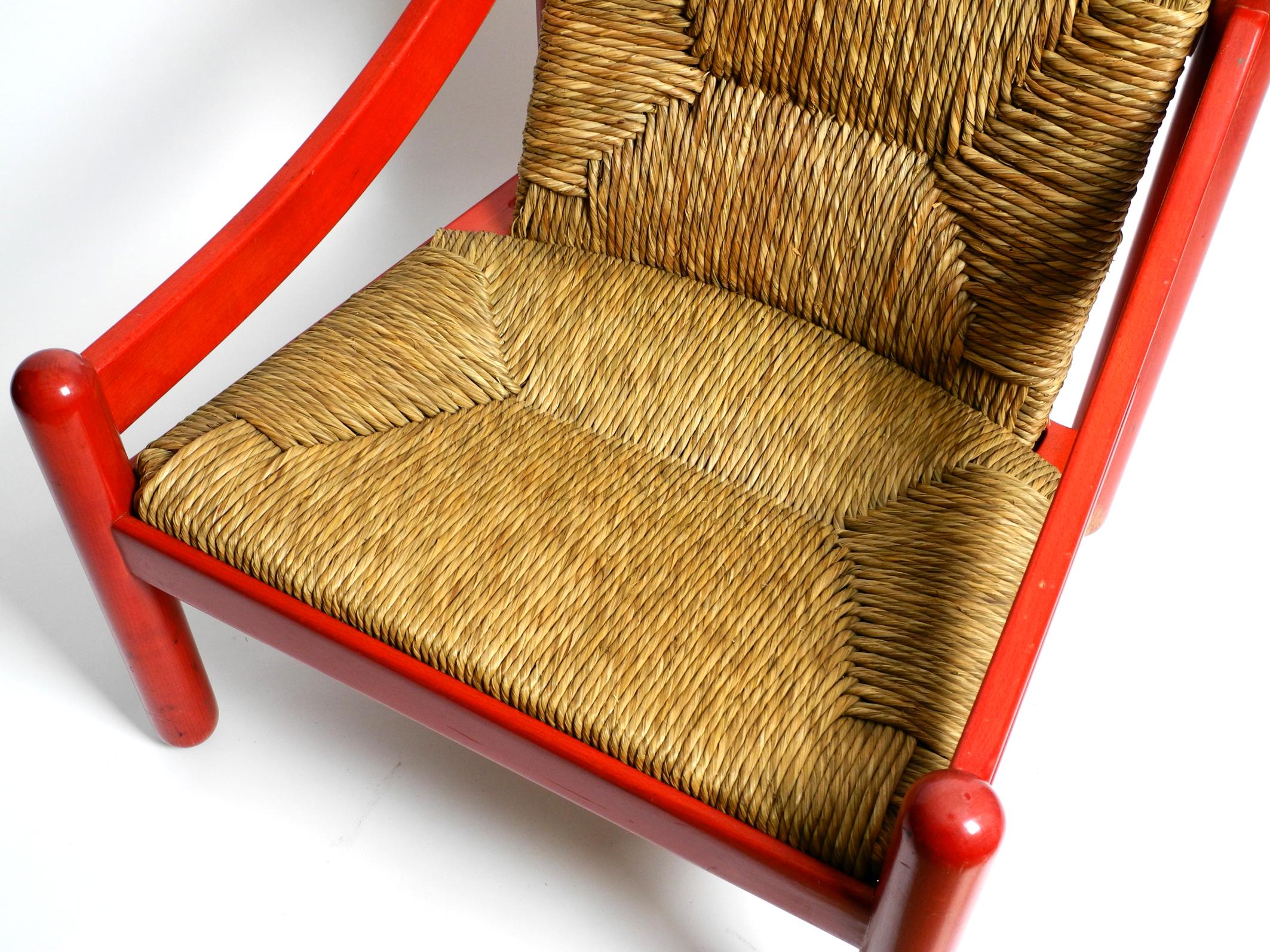 Originaler Vico Magistretti 930 Carimate Roter Loungesessel von Cassina, 1963 1