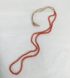 Perline di corallo originali vittoriane
