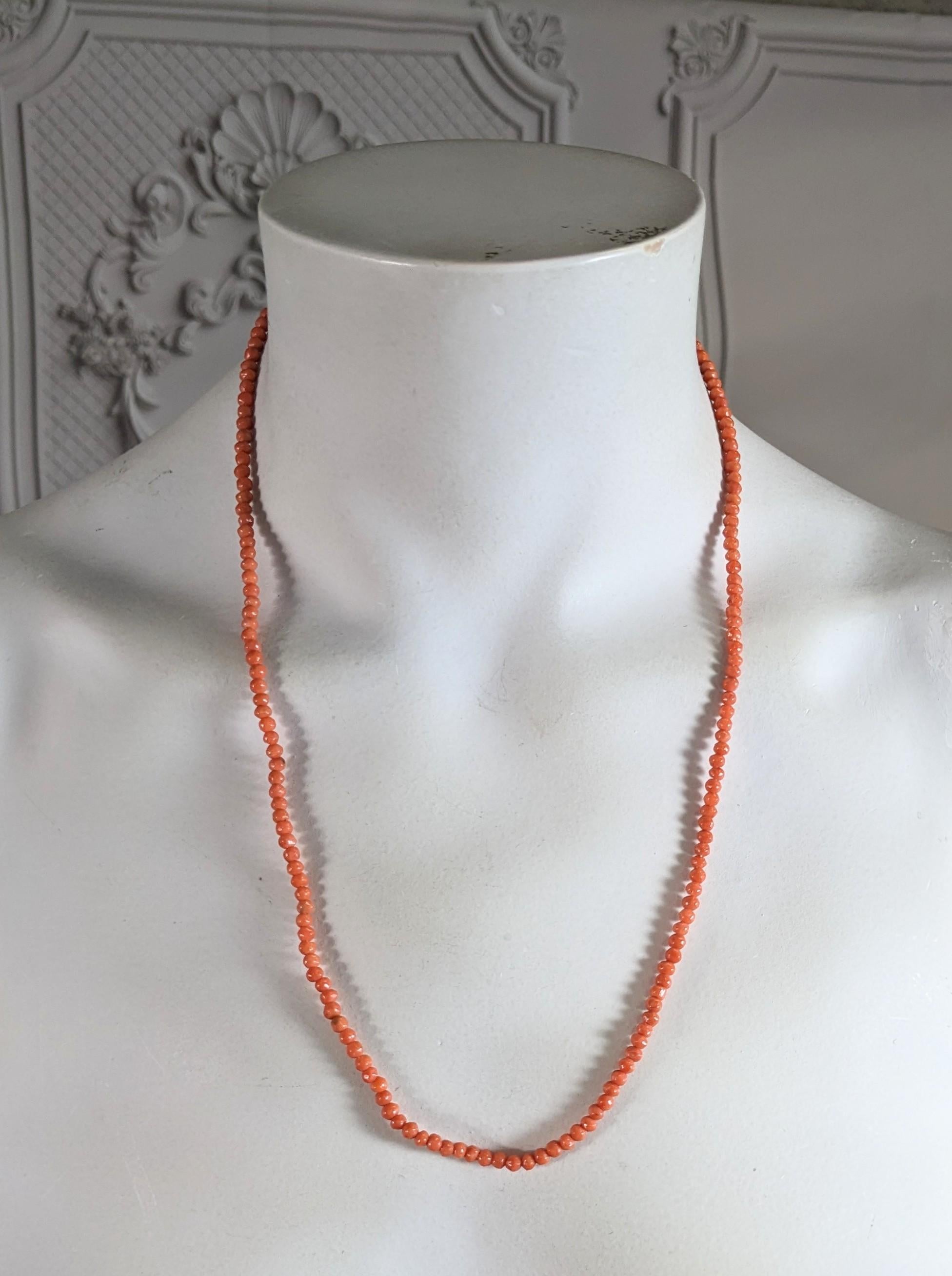 Original Victorian Coral Beads For Sale 1