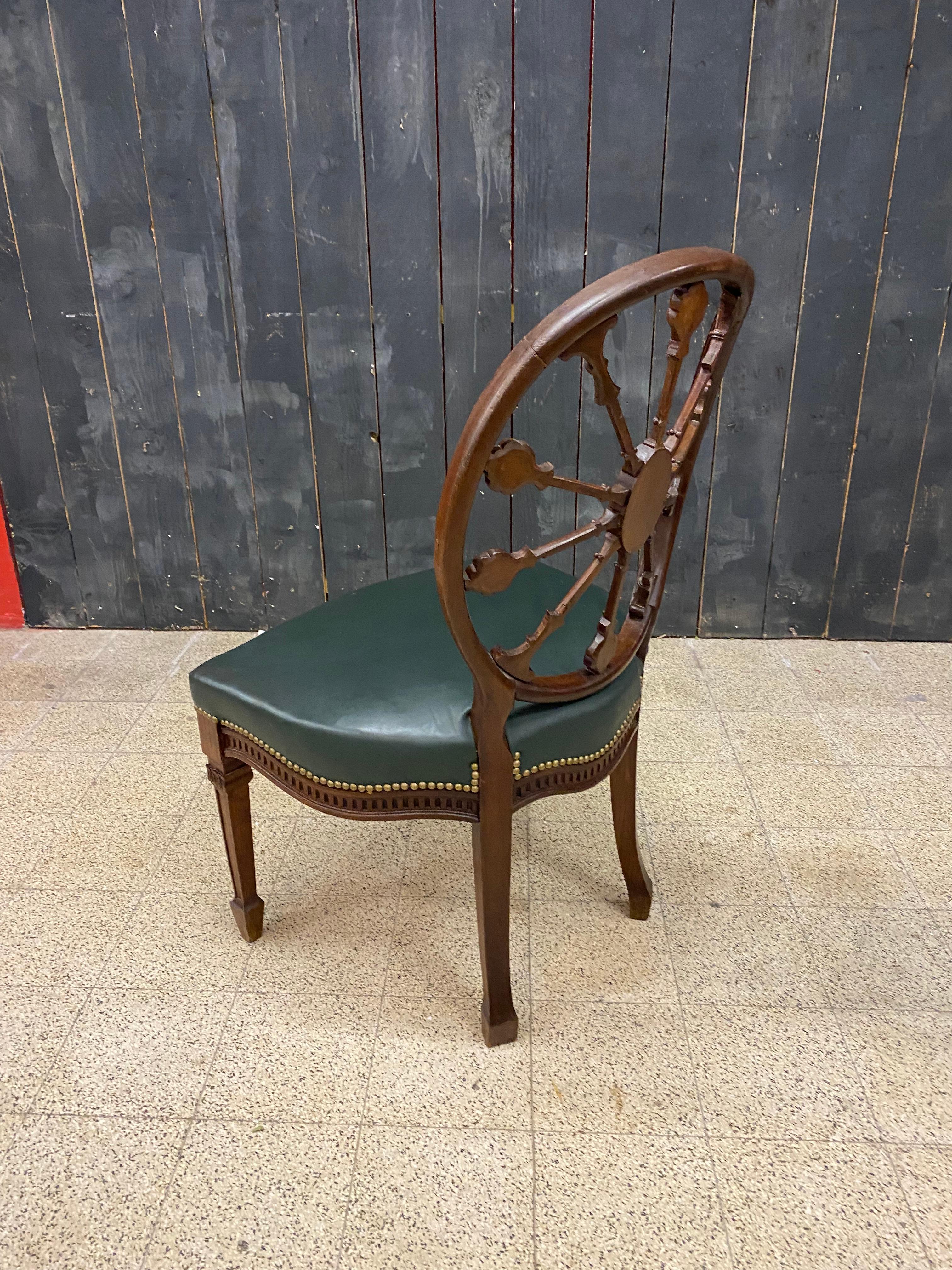 Original Victorian Style Bergère Armchair, Fully Restored For Sale 6