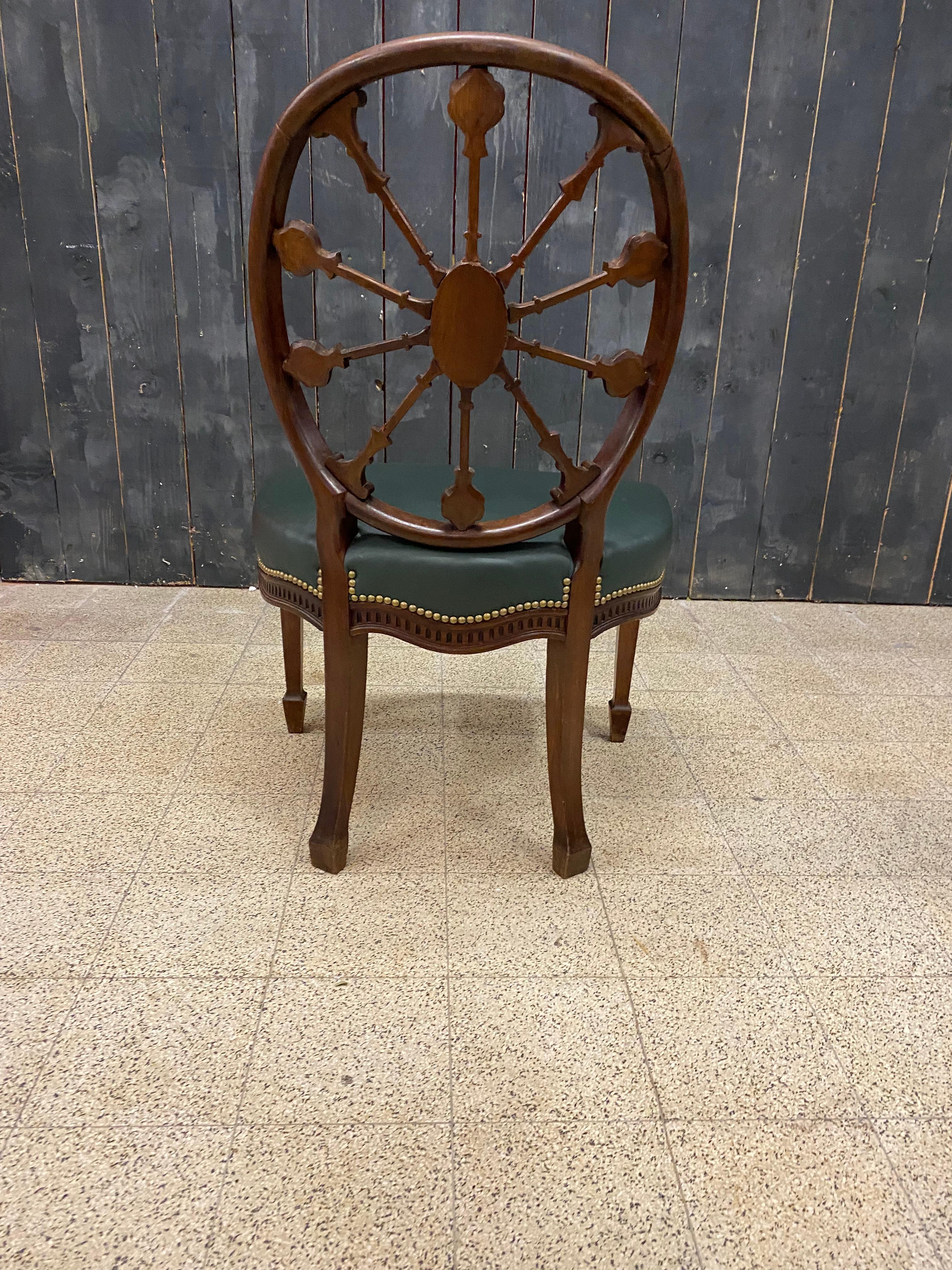 Original Victorian Style Bergère Armchair, Fully Restored For Sale 8