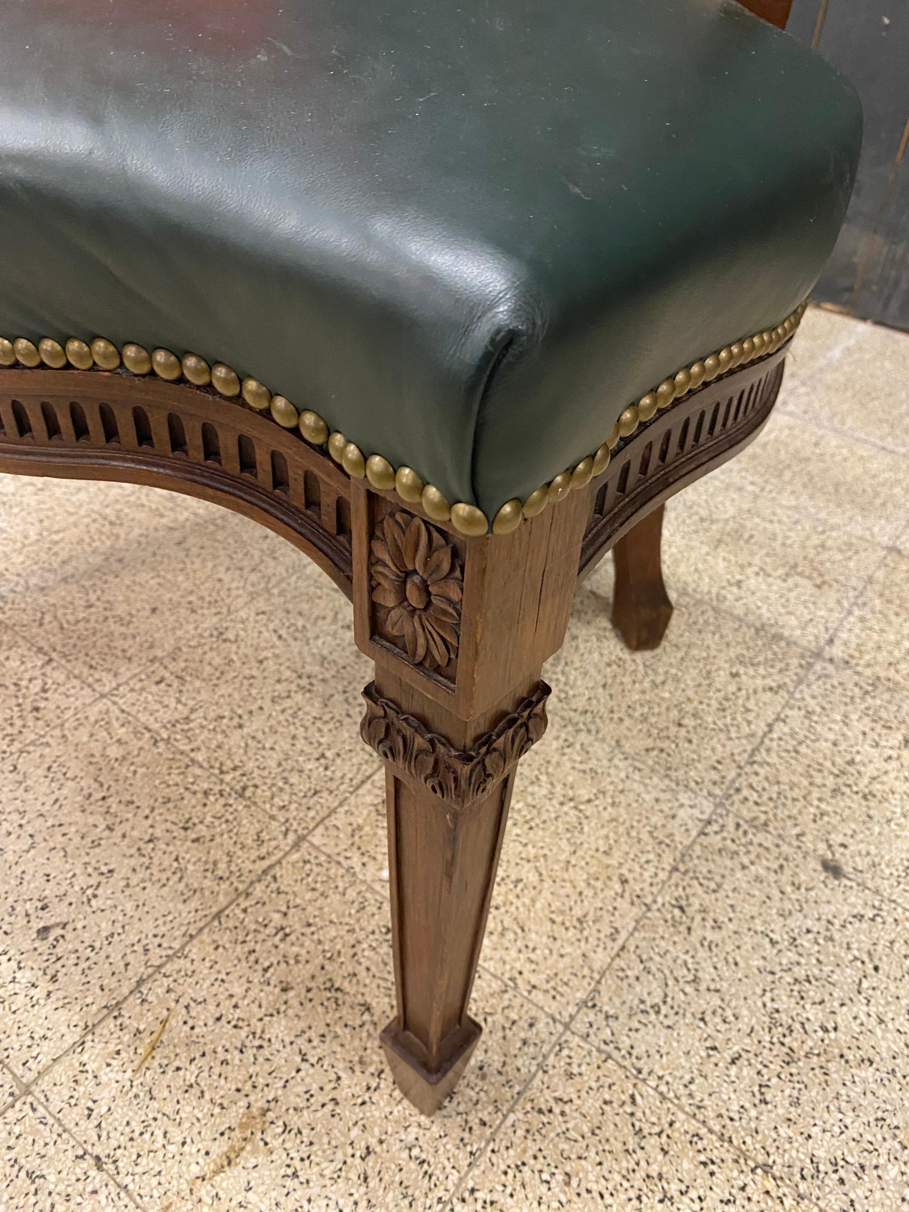 English Original Victorian Style Bergère Armchair, Fully Restored For Sale