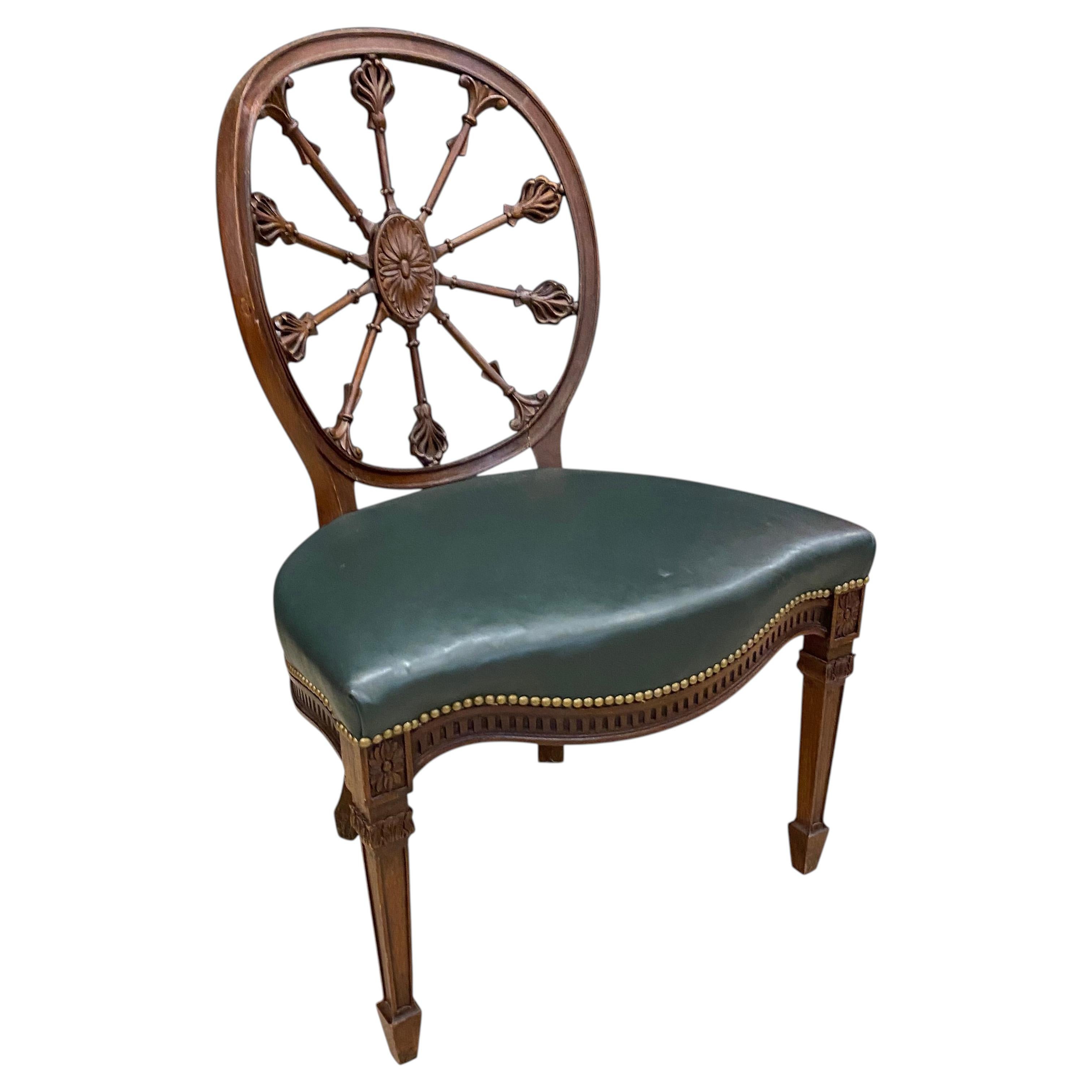 Original Victorian Style Bergère Armchair, Fully Restored For Sale