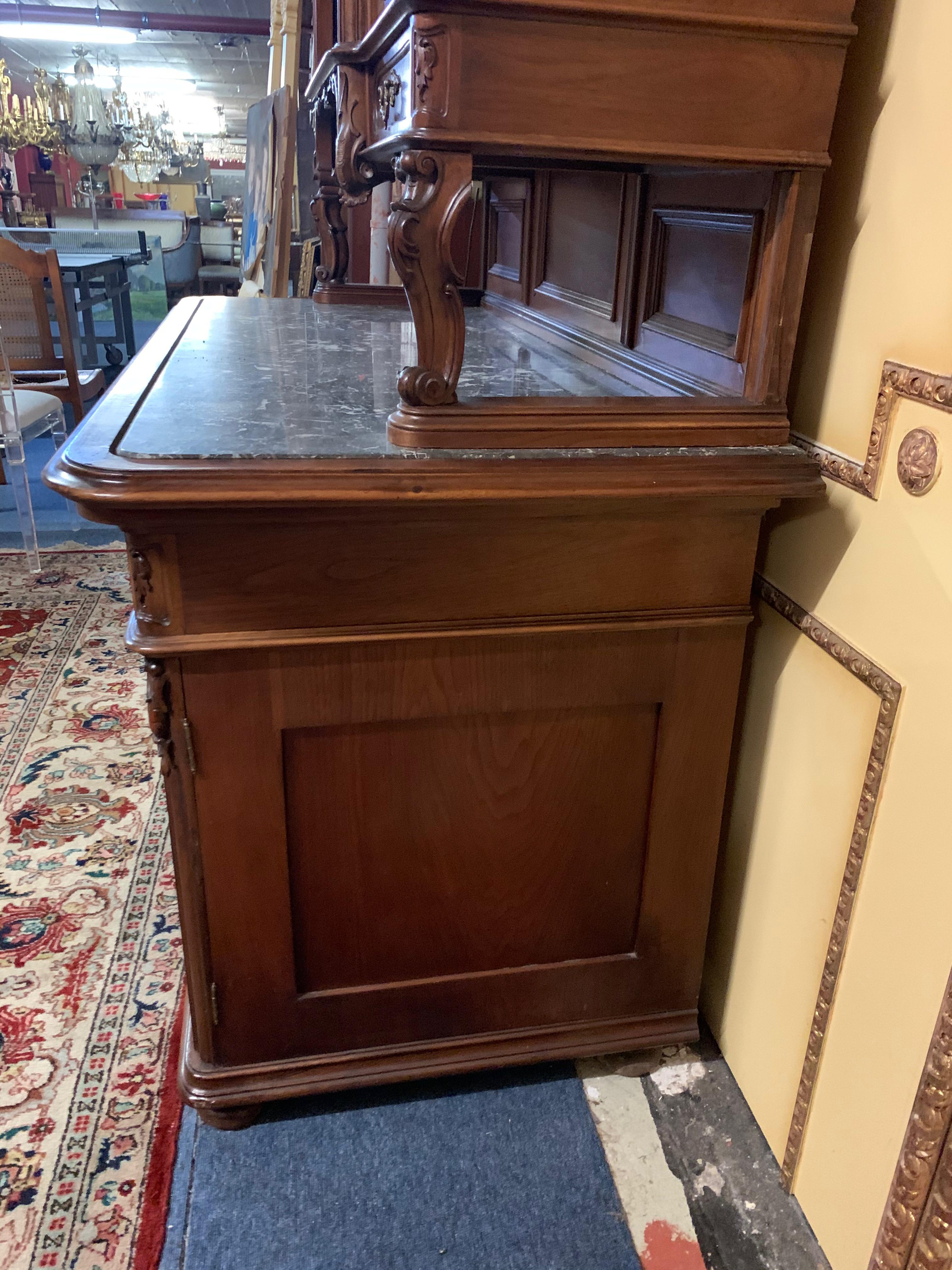 Oak Original Vienna Buffet Cabinet by the Master Carpenter Jacob Kain, circa 1860