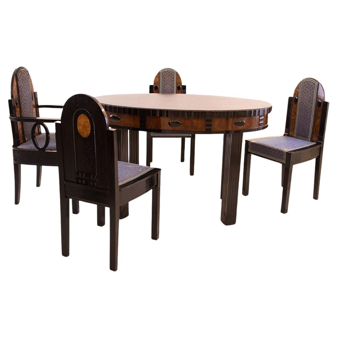 Original Viennese Jugendstil Ensemle, Secession Style 1905-Restored Carefully