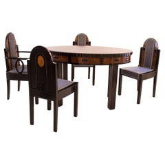 Ensemle viennois original Jugendstil, style sécession 1905, restauré avec soin