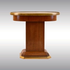 Original Viennese Oval Mahogany Coffee Table early 20th Century 1910