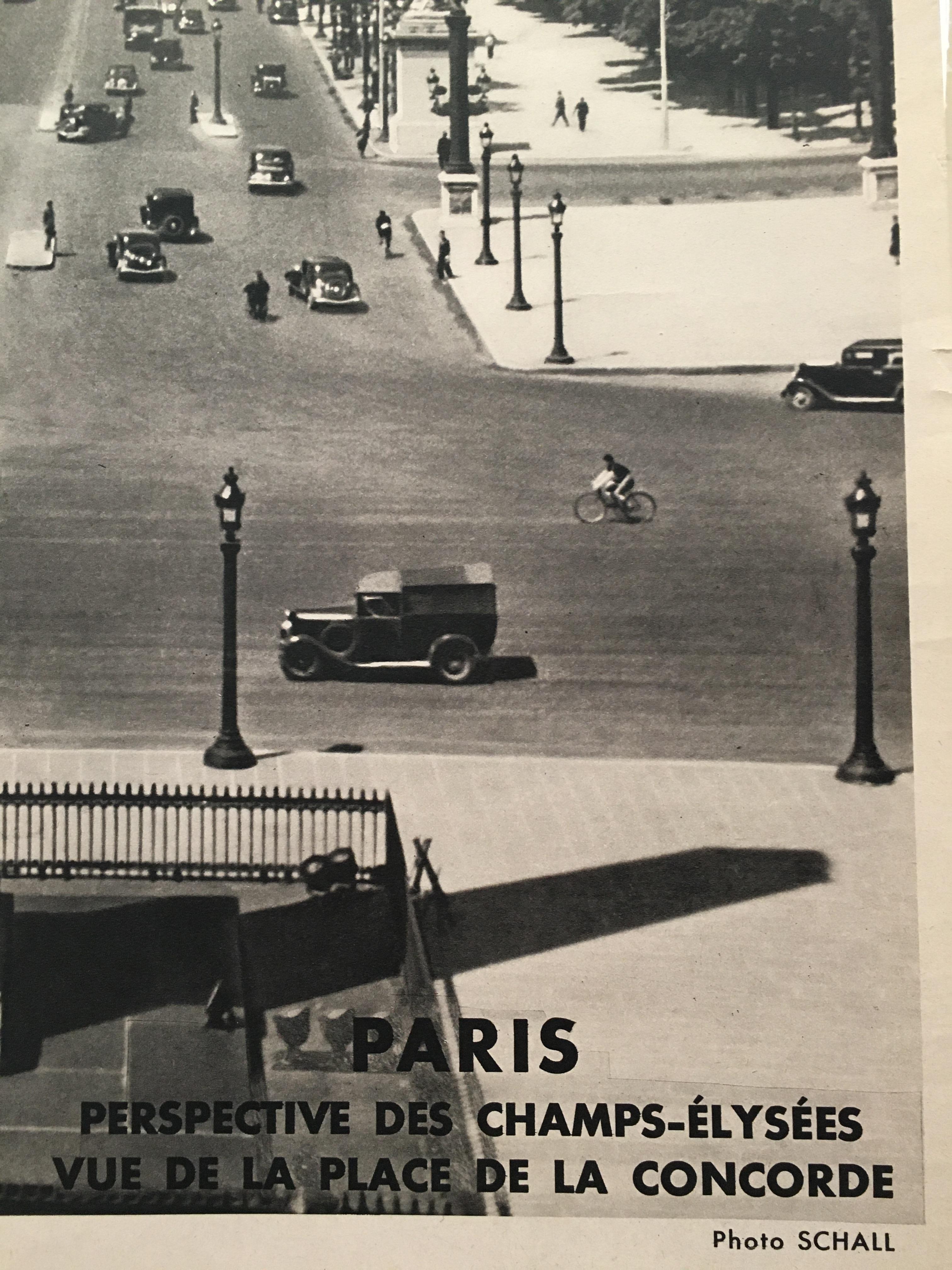 Affiche touristique originale du gouvernement français des années 1950 'Champs-Elysées' Bon état - En vente à Melbourne, Victoria
