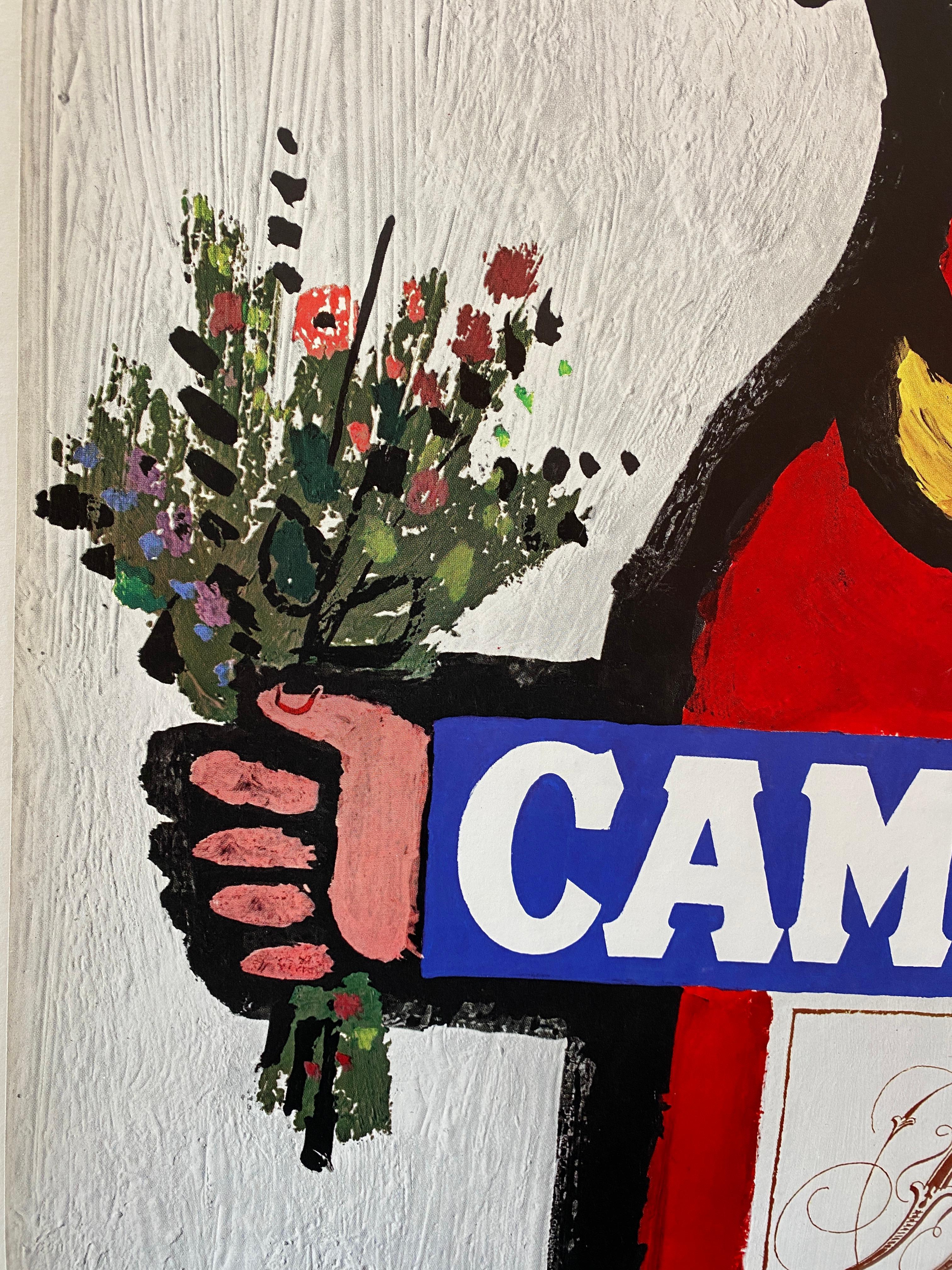 Altro Poster pubblicitario originale d'epoca degli anni '60, 'CAMPARI' di Piatti in vendita