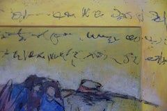 Farblithographie im Vintage-Stil von Kristin Dorfhuber, Komposition, Original