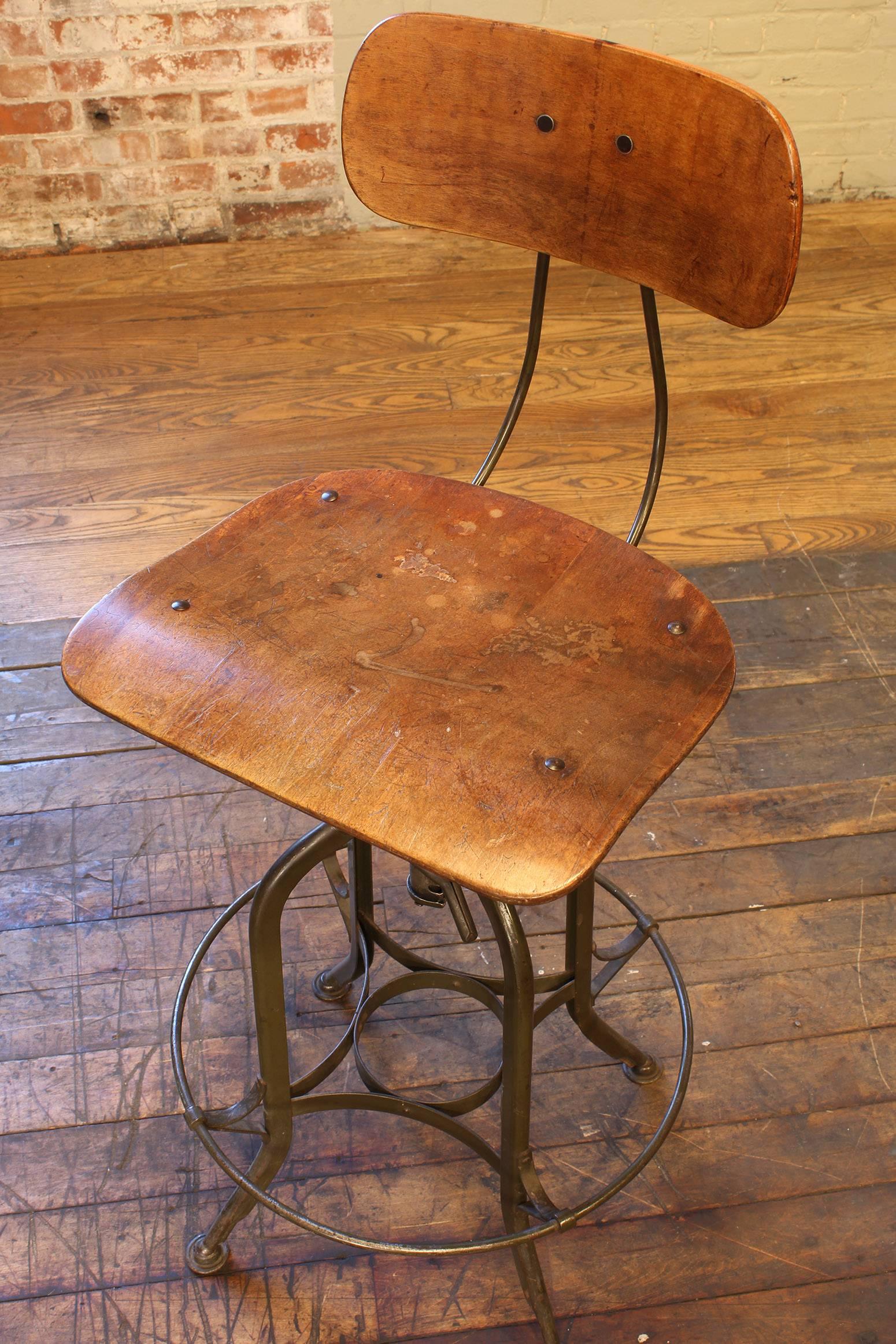 vintage drafting chair