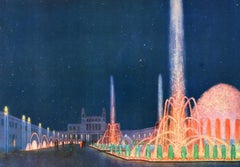 Original Vintage Advertising Poster Barcelona International Exposition 1929 Fair