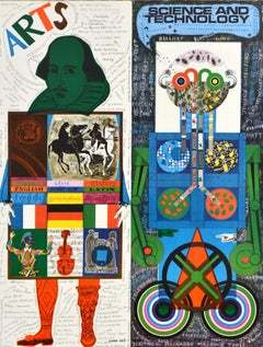 Original Vintage Advertising Poster Future Career Post Office Savings Bank Art